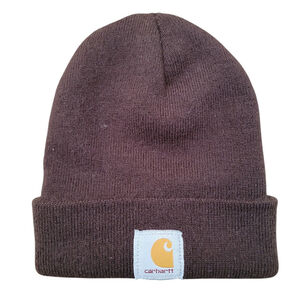 Carhartt Men's Acrylic Watch Hat Brown One Size. Excellent Condition Pre-owned